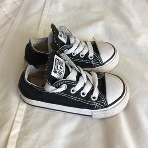 Black Toddler Converse | Size 5